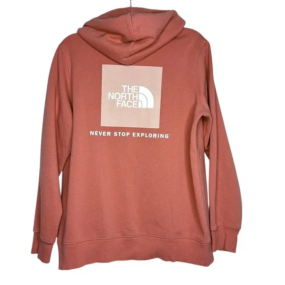 The North Face Hoodie Womens Large Pink Get Lost Moab Graphic Pullover Camping - Picture 6 of 14